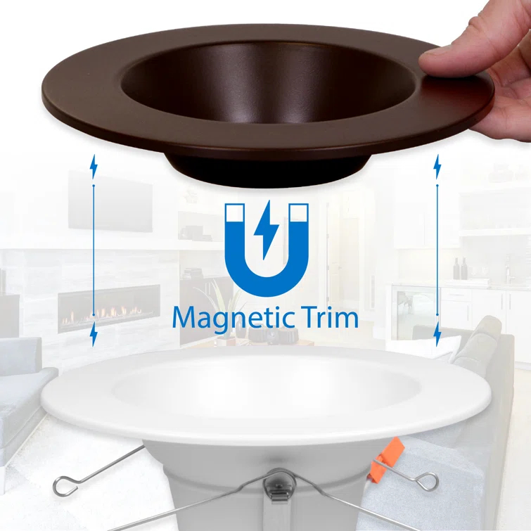 6'' Dimmable Air-Tight IC Rated LED Retrofit Recessed Lighting Kit