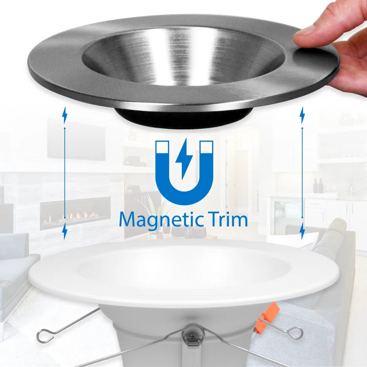 6'' Dimmable Air-Tight IC Rated LED Retrofit Recessed Lighting Kit