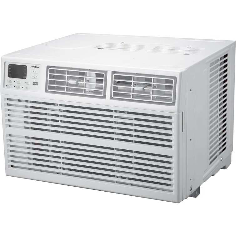 Whirlpool 24,000 BTU 230V Window-Mounted Air Conditioner with Remote Control