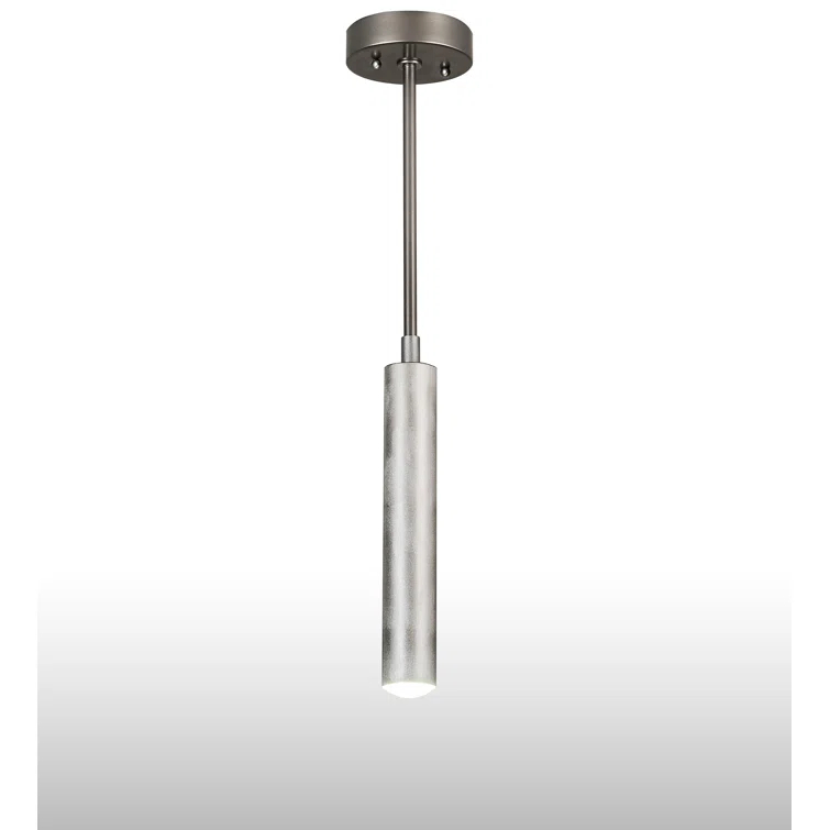Cilindro 1 - Light Nickel LED Single Pendant