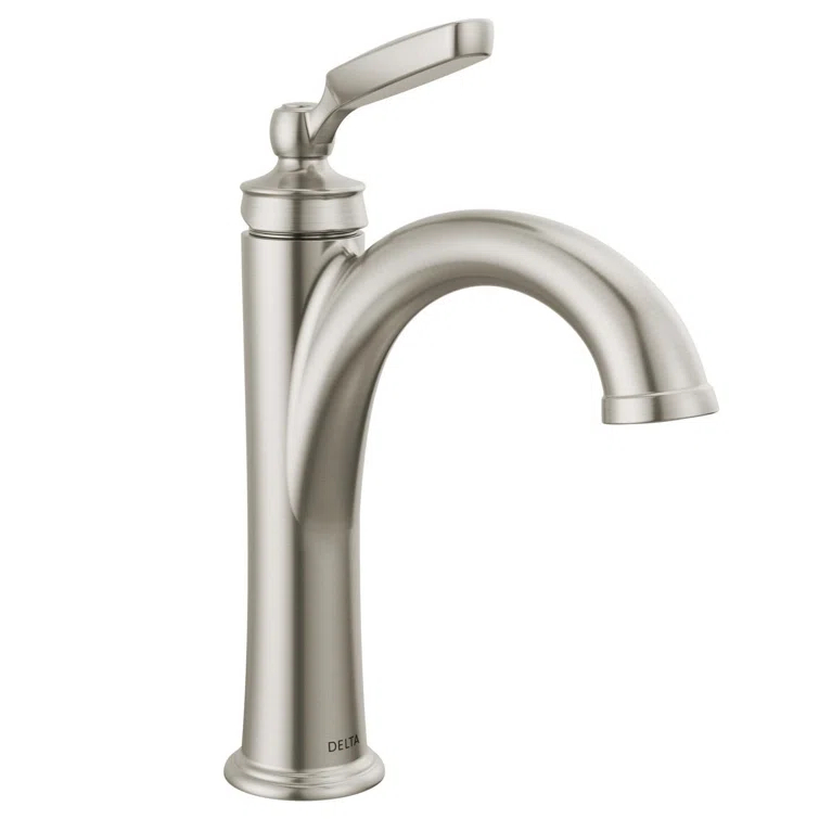 Woodhurst Single Hole Bathroom Faucet with Drain Assembly