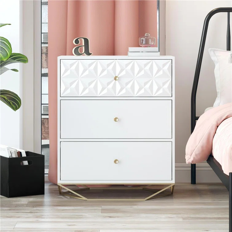 CosmoLiving by Cosmopolitan Blair 3 Drawer 27.55'' W Chest