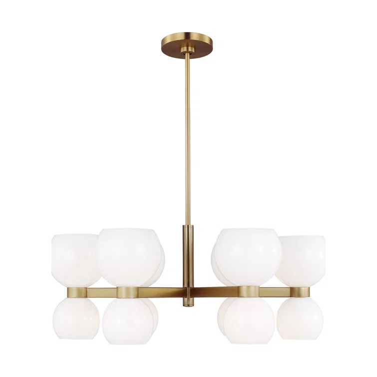 kate spade new york Londyn 12 - Light Dimmable Wagon Wheel Chandelier