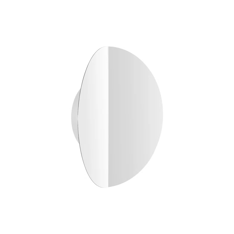 Dottie 12" Transitional Dimmable LED Sconce in Polished Nickel