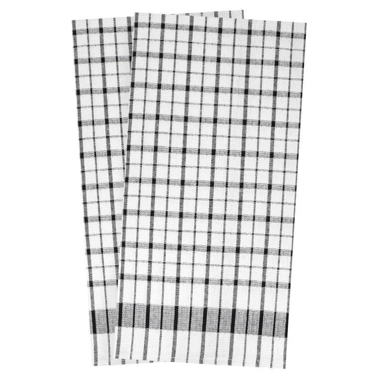 Cotton Plaid Jacquard Tea Towel Kitchen Towel