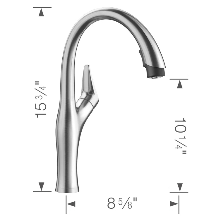 Artona Pull Down Dual Spray Kitchen Faucet