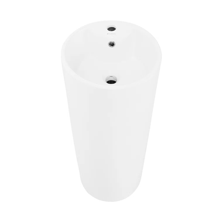 Monaco Circular Basin Pedestal Sink