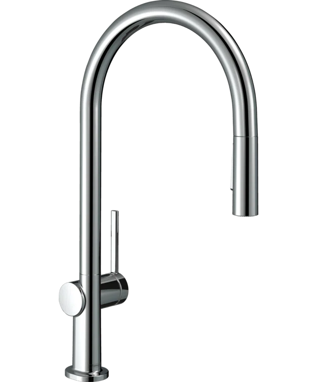 hansgrohe Talis N HighArc Kitchen Faucet, O-Style 2-Spray Pull-Down with sBox, 1.75 GPM