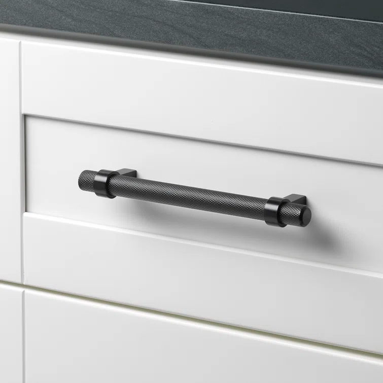 Pinnacle Collection GlideRite Hardware Solid Steel Euro Bar Pull
