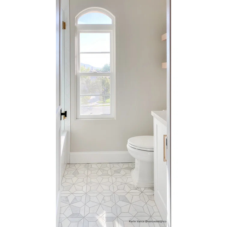 Blomma Marble Random Mosaic Wall & Floor Tile