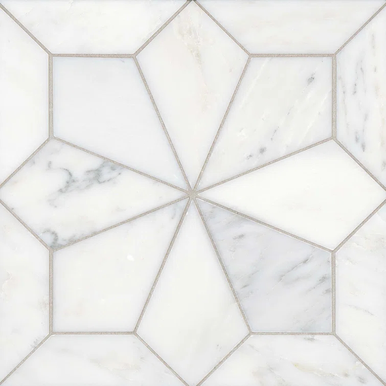 Blomma Marble Random Mosaic Wall & Floor Tile
