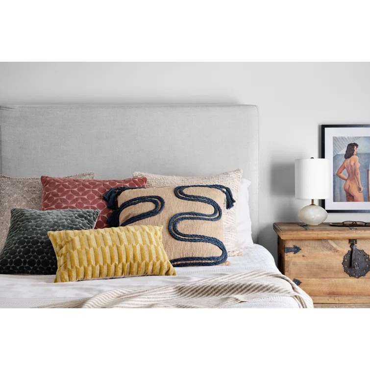 Sagitta Wool Blend Lumbar Rectangular Pillow