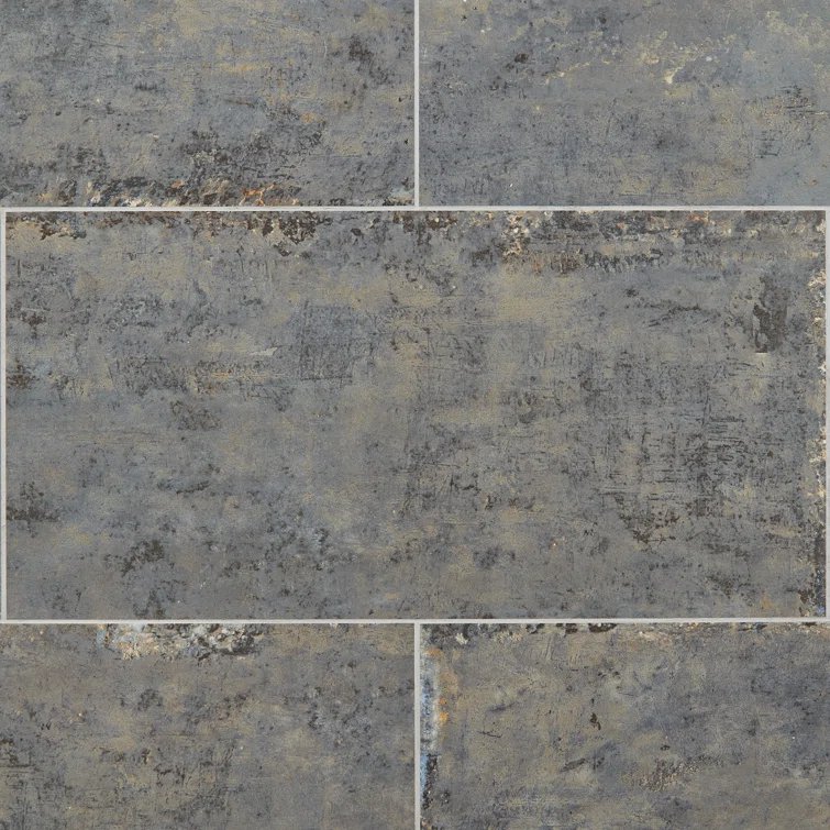 Mantis 11.81 in. x 23.62 in. Matte Porcelain Concrete Look Floor and Wall Tile (13.55 Sq. Ft./Case)
