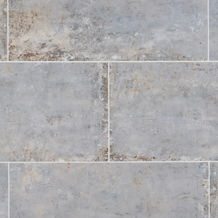 Mantis 11.81 in. x 23.62 in. Matte Porcelain Concrete Look Floor and Wall Tile (13.55 Sq. Ft./Case)