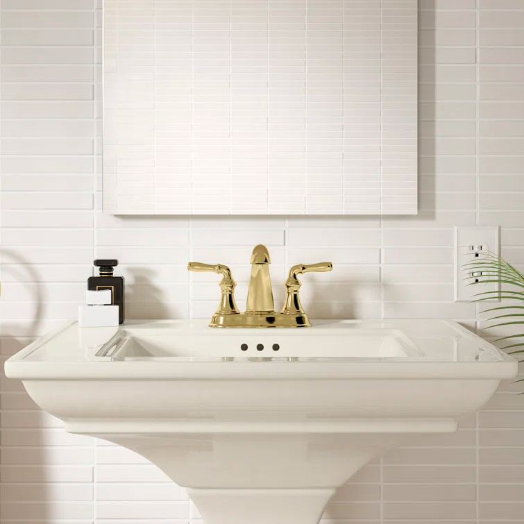 Kohler Devonshire Centerset Bathroom Sink Faucet, 1.2 gpm