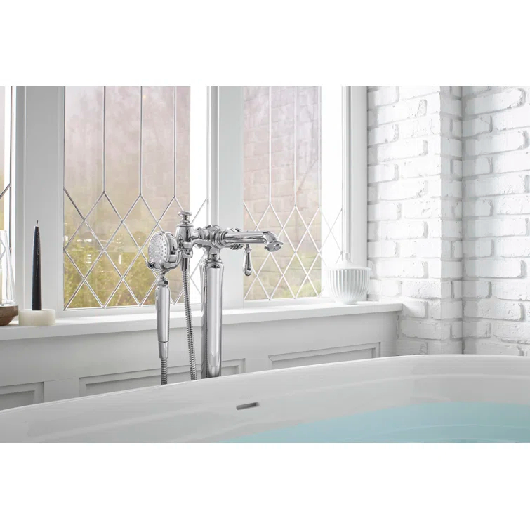 Artifacts® Single Handle Floor Mounted Clawfoot Tub Faucet