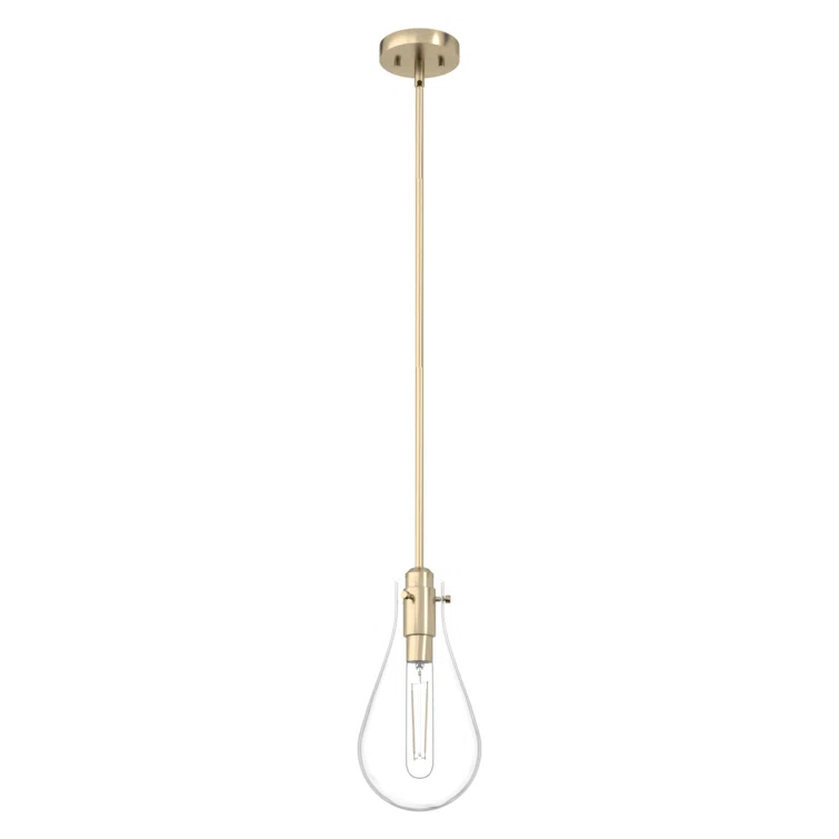 Lundin 1 - Light Single Tear Drop Pendant