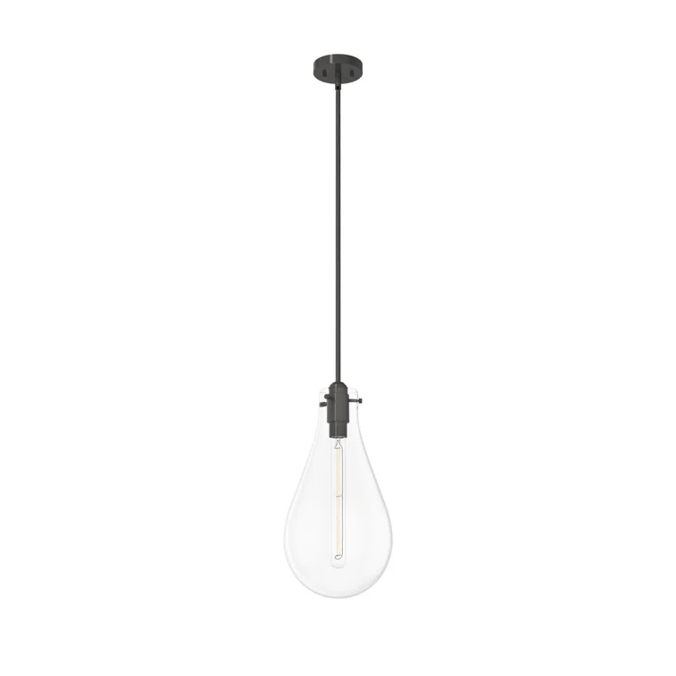 Lundin 1 - Light Single Tear Drop Pendant