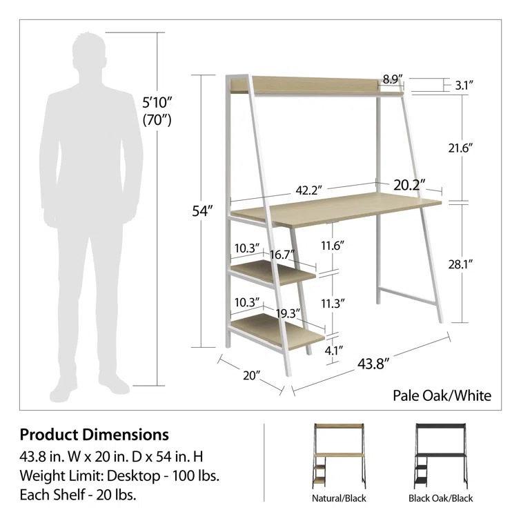 Bushwick Ladder Desk