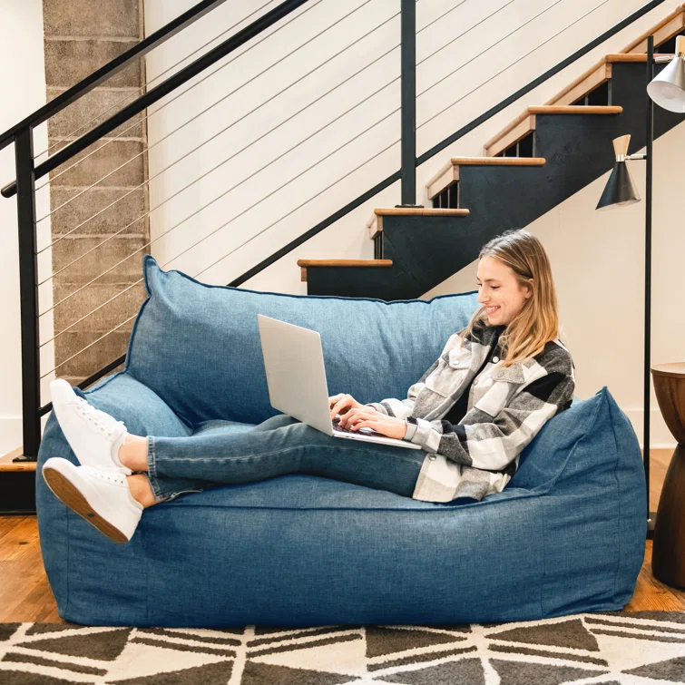 Big Joe Imperial Polyester Bean Bag Sofa