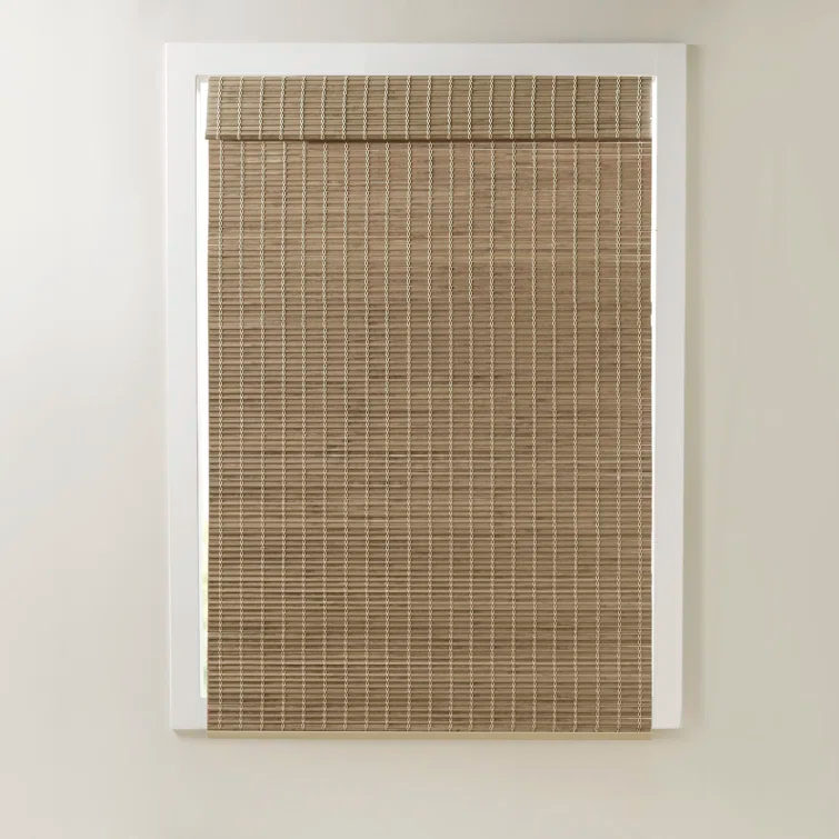 Eastfield Semi - Sheer Bamboo Light Filtering Single Roman Shade 64"L