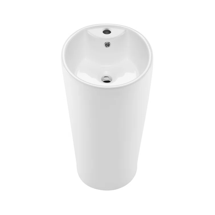 Monaco Circular Basin Pedestal Sink