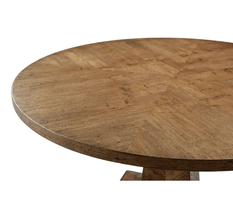 Nova Oak Round Solid Wood Base Dining Table