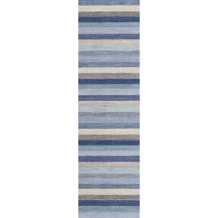 Jazzy Handmade Wool Blue/Indigo Rug