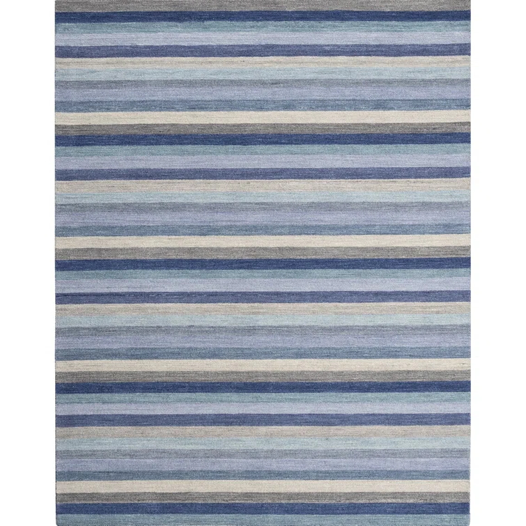 Jazzy Handmade Wool Blue/Indigo Rug