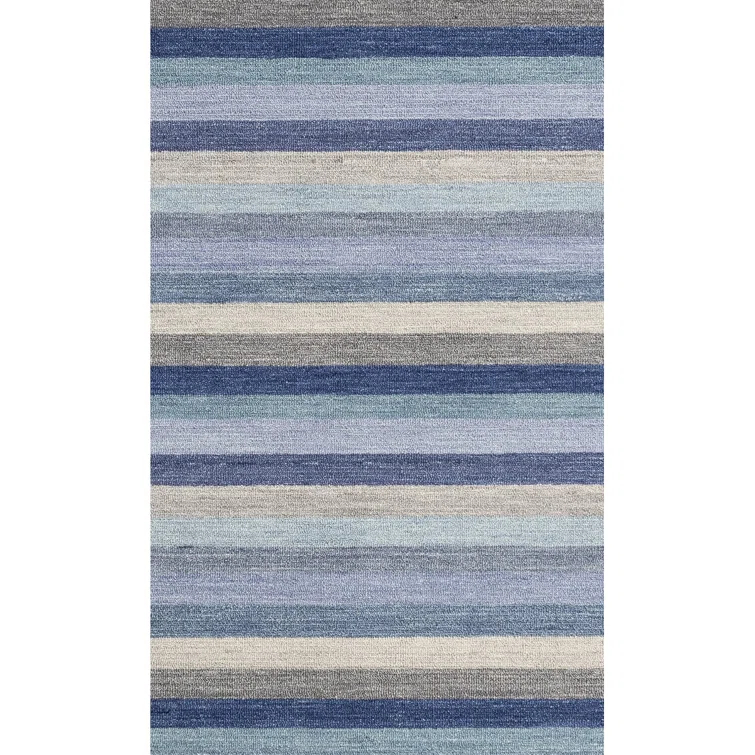 Jazzy Handmade Wool Blue/Indigo Rug