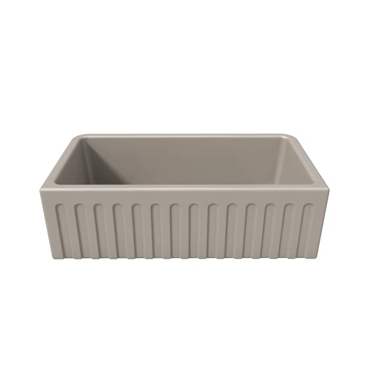 33'' L Farmhouse / Apron Single Bowl Fireclay Kitchen Sink