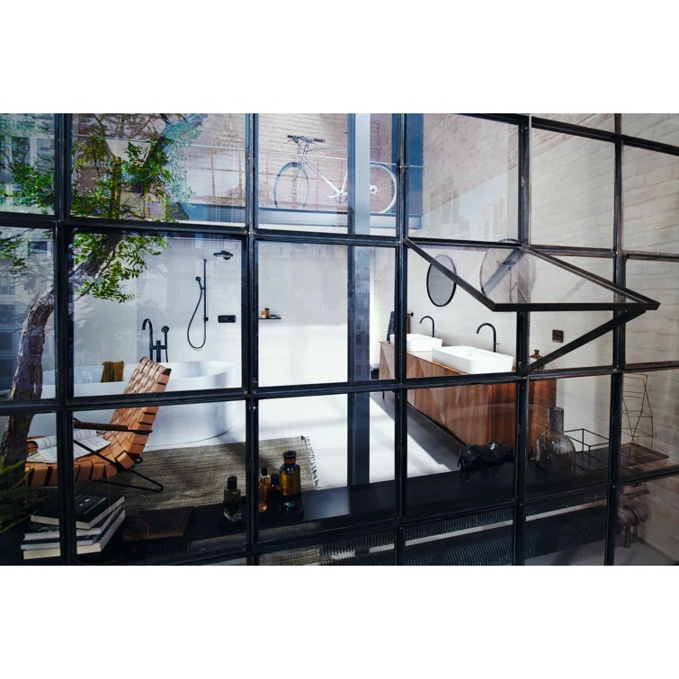 AXOR One Modern 4-Handle 10.63" Wide Thermostatic Shower Valve Trim 45713671