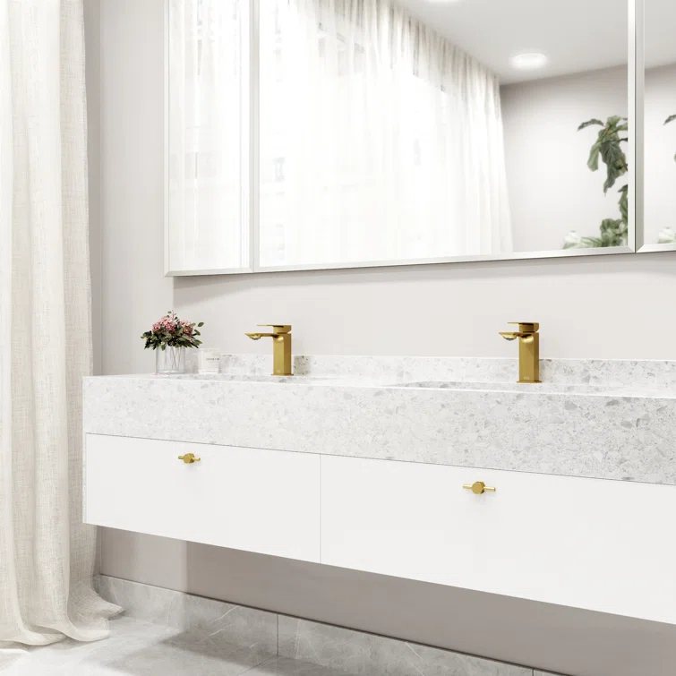 Dunn 6" H Single Handle Single Hole Bathroom Faucet