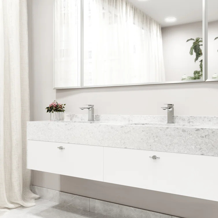 Dunn 6" H Single Handle Single Hole Bathroom Faucet