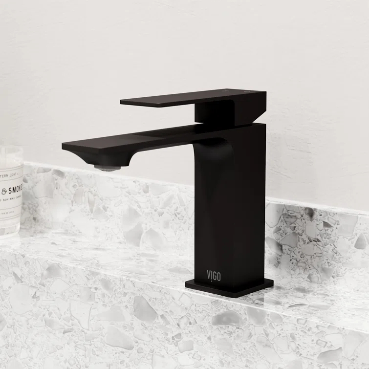 Dunn 6" H Single Handle Single Hole Bathroom Faucet