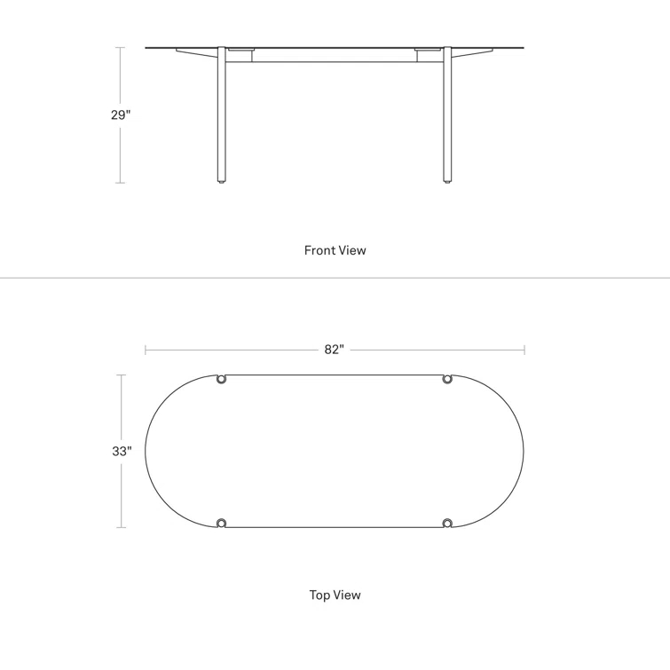 Comeuppance Oval Metal Outdoor Dining Table