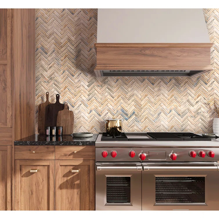 1.2" x 3.9" Glass Mosaic Wall & Floor Tile