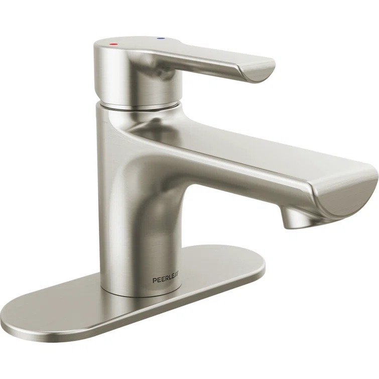 Single-Hole Single-handle Bathroom Faucet with Drain Assembly