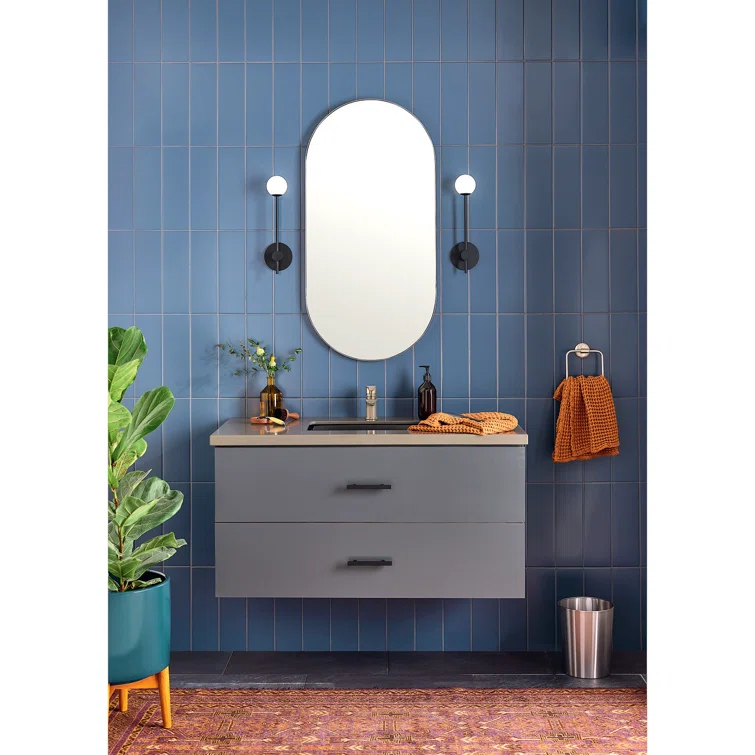 Single-Hole Single-handle Bathroom Faucet with Drain Assembly