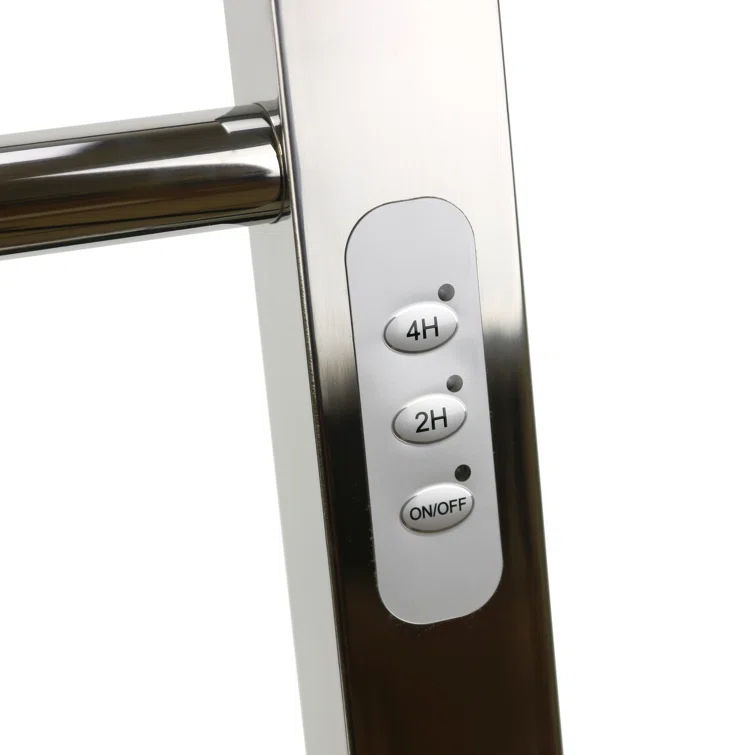 Ibiza Electrical Freestanding Towel Warmer, Polished, Plug-in, 6 Bars