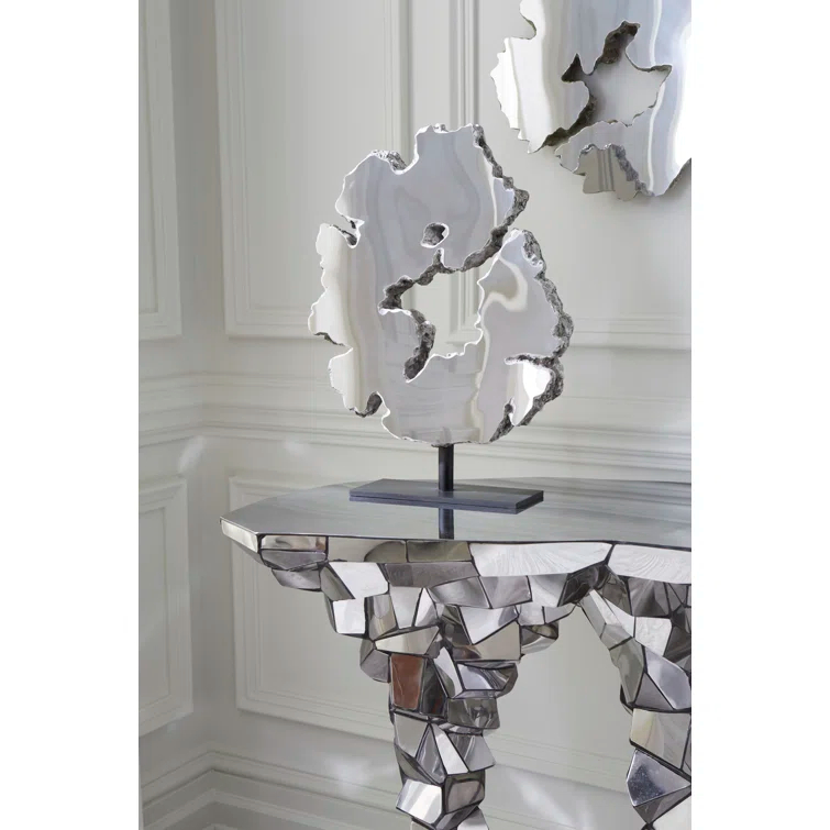 Phillips Collection Lava Slice on Stand Sculpture