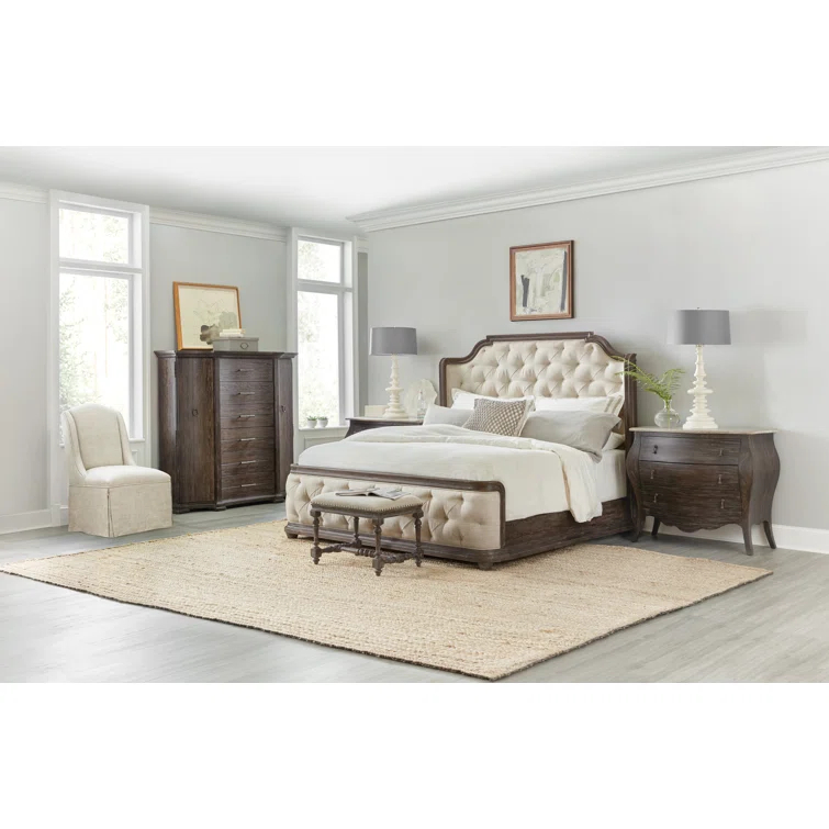 Traditions Linen Upholstered Bench