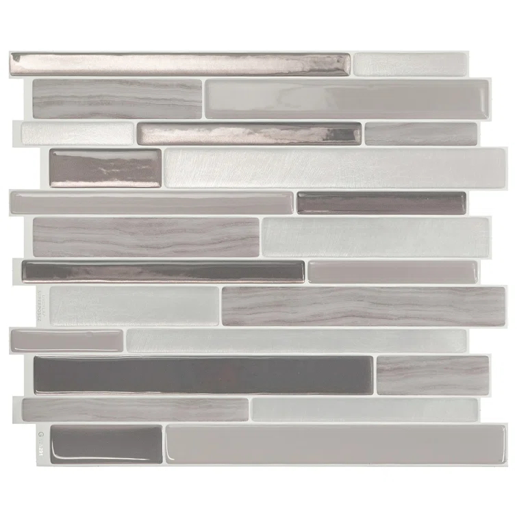 Peel and Stick Gel Backsplash Tile Milano 12" x 10"