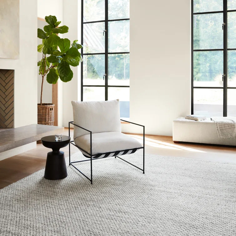 Jaipur Living Karlstadt Handmade Solid Taupe/White Area Rug (7'10"X9'10")