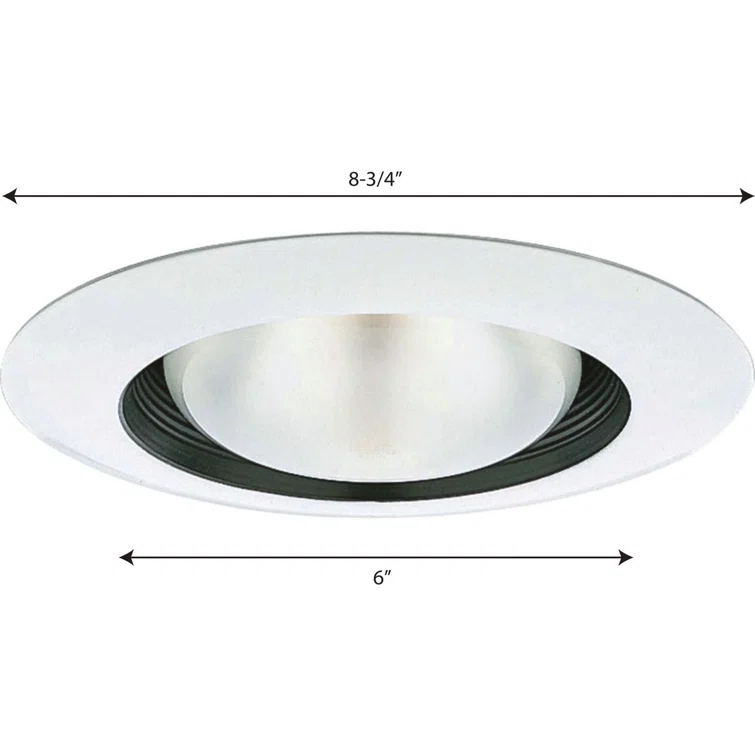 Step Baffle 6" Recessed Trim