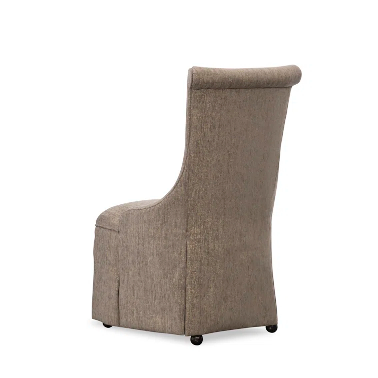 Majorca Upholstered Side Chair in Brown