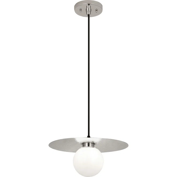 Dal 6" Polished Nickel Globe LED Pendant Light