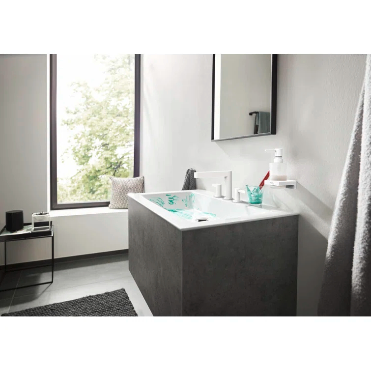 hansgrohe Finoris Widespread Faucet 110 with Pop-up Drain, 1.2 GPM