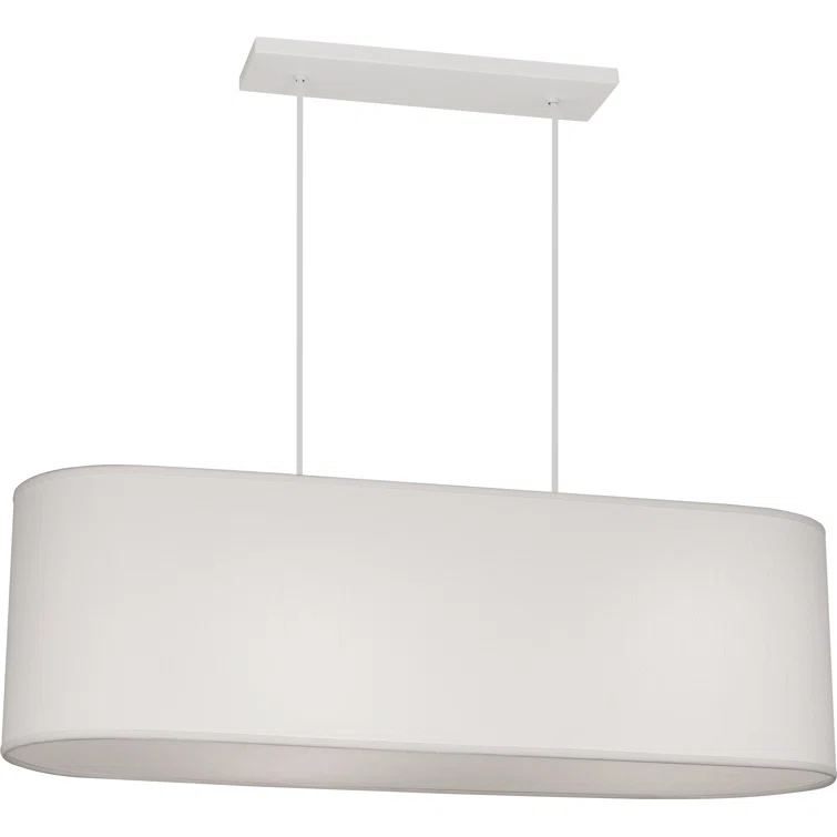 Elena 2 - Light Painted White Kitchen Island Pendant