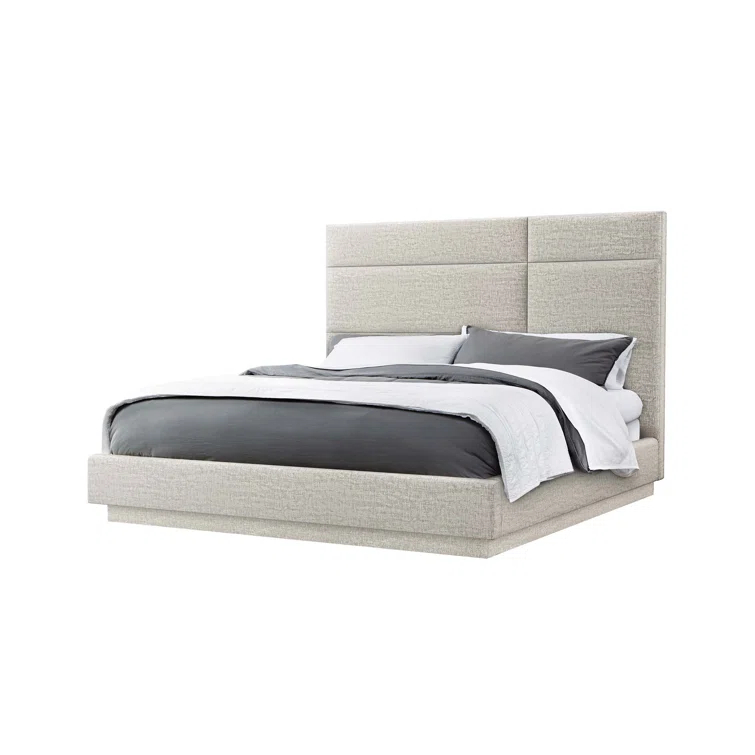 Quadrant Upholstered Platform Bed